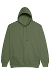 COLLEGE HOODIE EARTHY GREEN